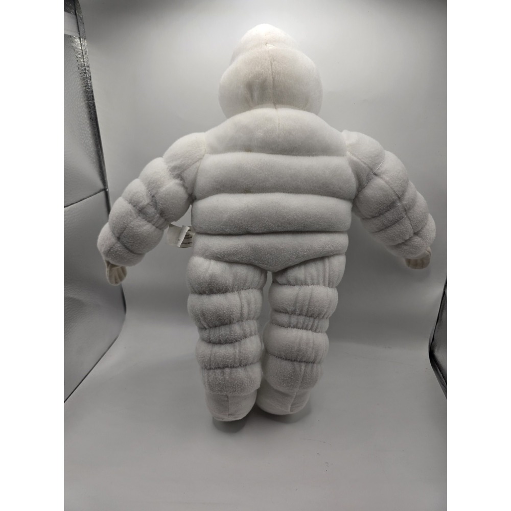 Michelin Man Promo Plush Stuffed Mascot Soft White Toy Stuffy - Picture 3 of 3